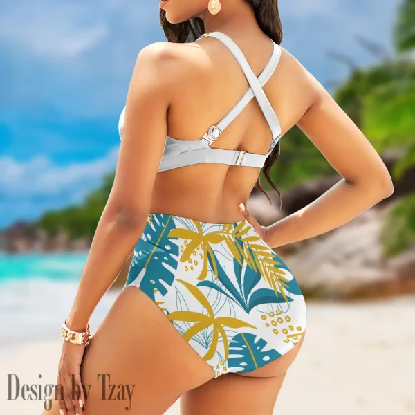 Jacksonville Jaguars Crossover Strap Bikini Set S9BCCB251 - Image 2