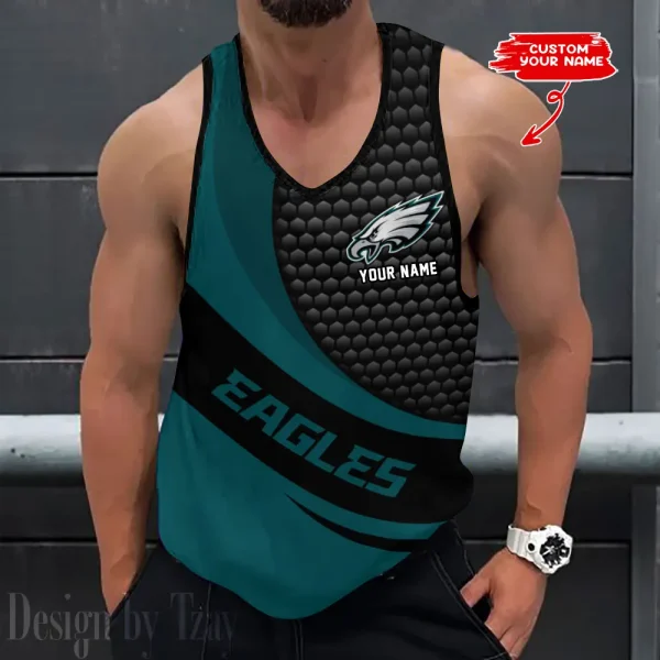 Philadelphia Eagles 3D Printed Sleeveless Sport Tank Top Shirt New Style 2025 AZTTS228