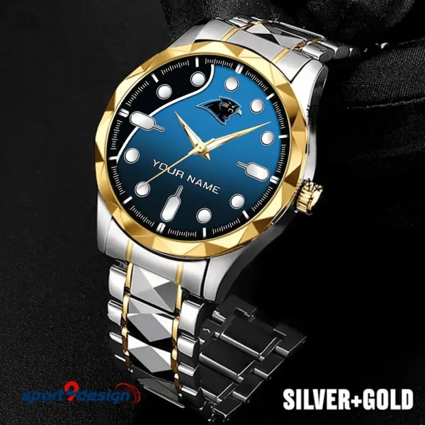Carolina Panthers Luxury Automatic Stainless Steel Business Waterproof Watches For Men's 2025 SPTDMW935