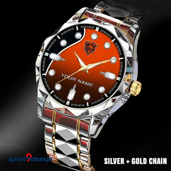 Chicago Bears Luxury Automatic Stainless Steel Business Waterproof Watches For Men's 2025 SPTDMW936