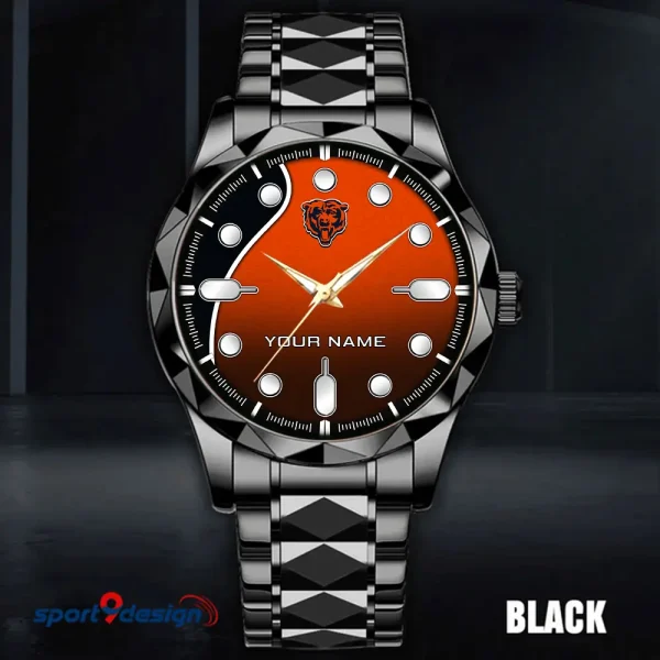 Chicago Bears Luxury Automatic Stainless Steel Business Waterproof Watches For Men's 2025 SPTDMW936 - Image 3