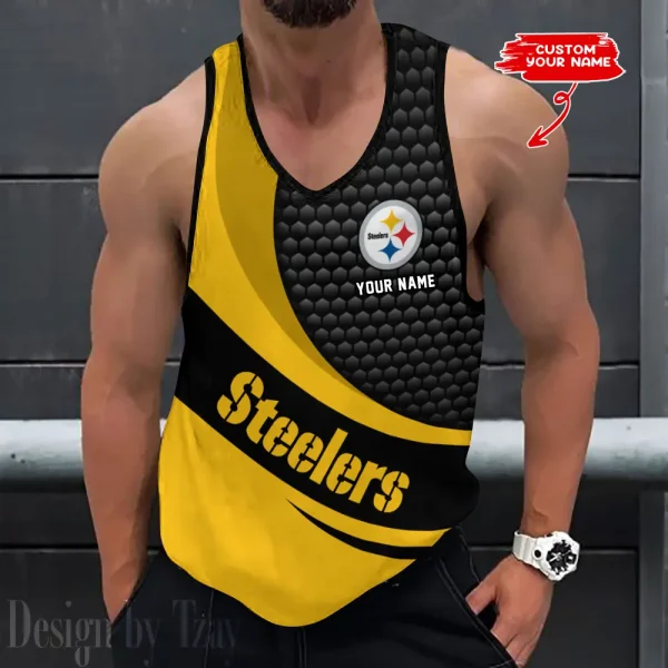 Pittsburgh Steelers 3D Printed Sleeveless Sport Tank Top Shirt New Style 2025 AZTTS229