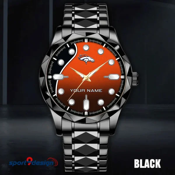 Denver Broncos Luxury Automatic Stainless Steel Business Waterproof Watches For Men's 2025 SPTDMW940 - Image 2