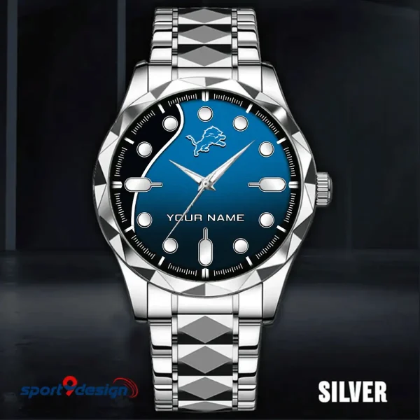 Detroit Lions Luxury Automatic Stainless Steel Business Waterproof Watches For Men's 2025 SPTDMW941 - Image 3