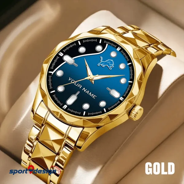 Detroit Lions Luxury Automatic Stainless Steel Business Waterproof Watches For Men's 2025 SPTDMW941 - Image 4