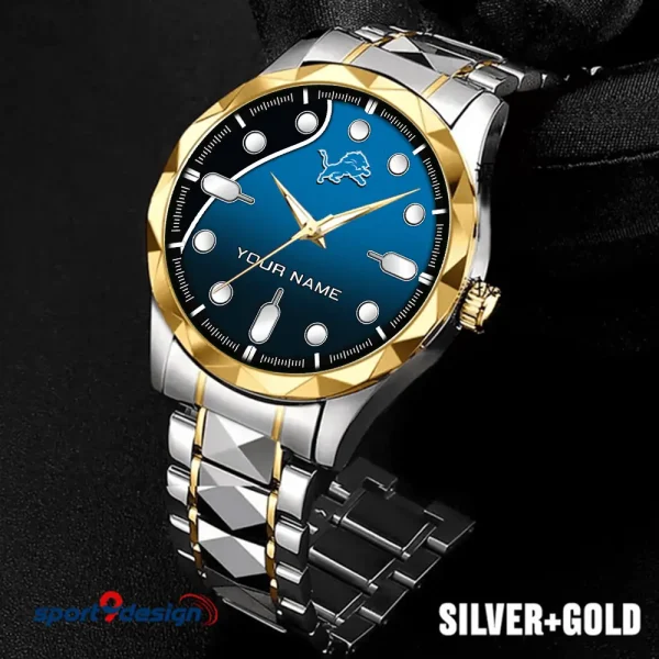 Detroit Lions Luxury Automatic Stainless Steel Business Waterproof Watches For Men's 2025 SPTDMW941