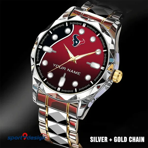 Houston Texans Luxury Automatic Stainless Steel Business Waterproof Watches For Men's 2025 SPTDMW943