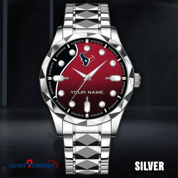 Houston Texans Luxury Automatic Stainless Steel Business Waterproof Watches For Men's 2025 SPTDMW943 - Image 5