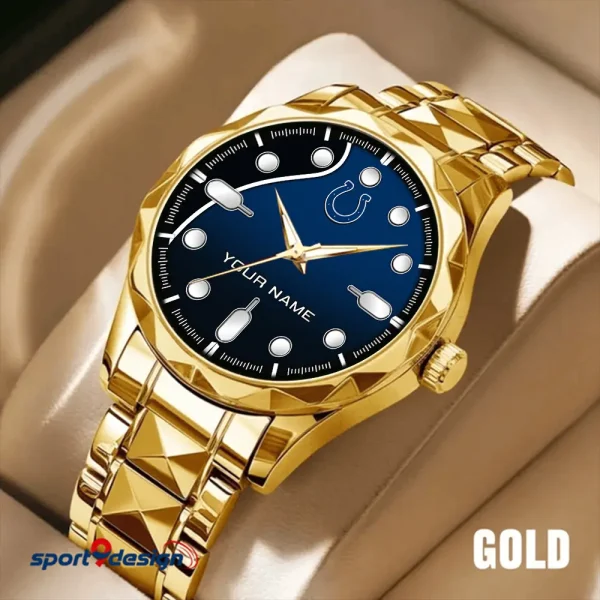 Indianapolis Colts Luxury Automatic Stainless Steel Business Waterproof Watches For Men's 2025 SPTDMW944 - Image 4