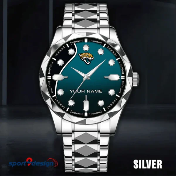 Jacksonville Jaguars Luxury Automatic Stainless Steel Business Waterproof Watches For Men's 2025 SPTDMW945 - Image 2