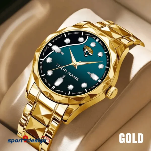 Jacksonville Jaguars Luxury Automatic Stainless Steel Business Waterproof Watches For Men's 2025 SPTDMW945 - Image 3