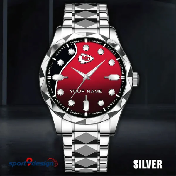 Kansas City Chiefs Luxury Automatic Stainless Steel Business Waterproof Watches For Men's 2025 SPTDMW946 - Image 2