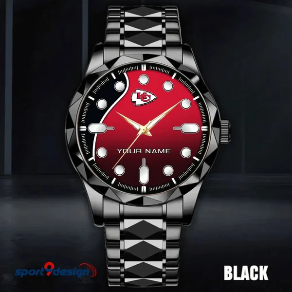 Kansas City Chiefs Luxury Automatic Stainless Steel Business Waterproof Watches For Men's 2025 SPTDMW946 - Image 4