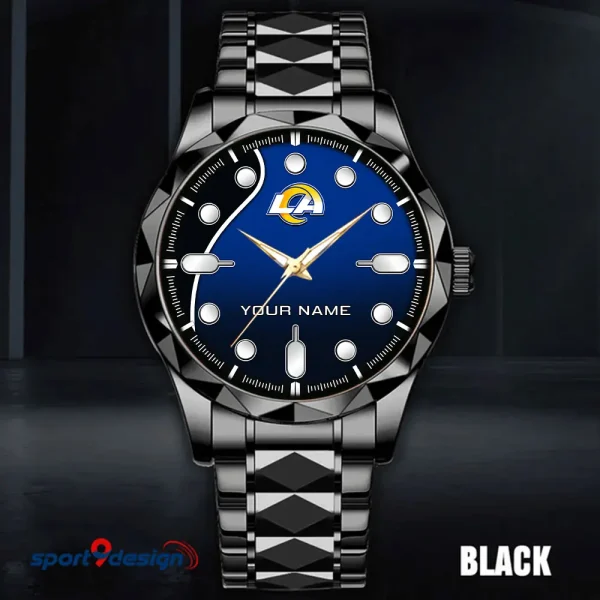 Los Angeles Rams Luxury Automatic Stainless Steel Business Waterproof Watches For Men's 2025 SPTDMW949 - Image 4