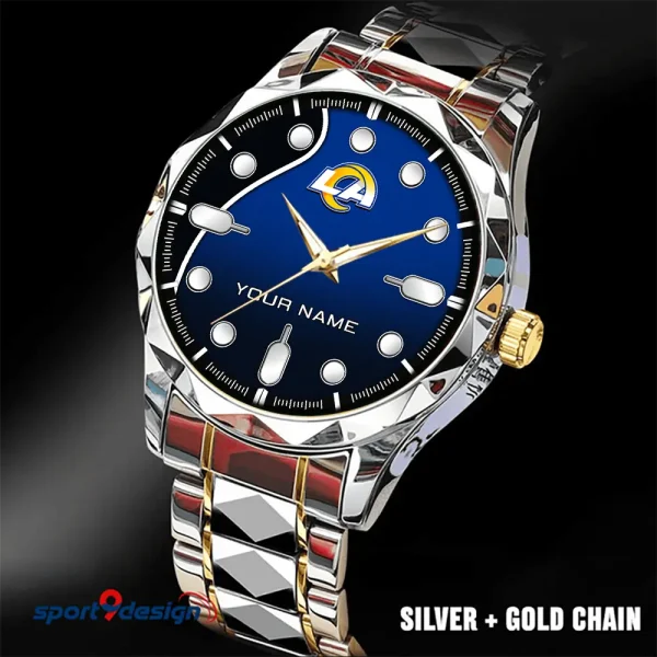 Los Angeles Rams Luxury Automatic Stainless Steel Business Waterproof Watches For Men's 2025 SPTDMW949 - Image 5