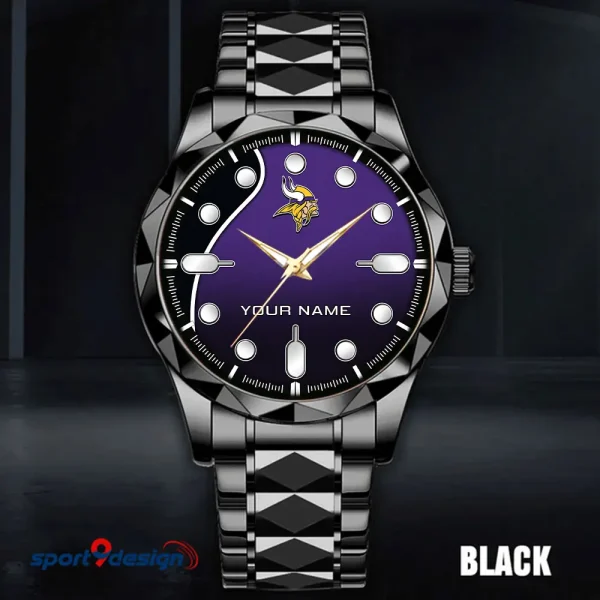 Minnesota Vikings Luxury Automatic Stainless Steel Business Waterproof Watches For Men's 2025 SPTDMW951 - Image 4
