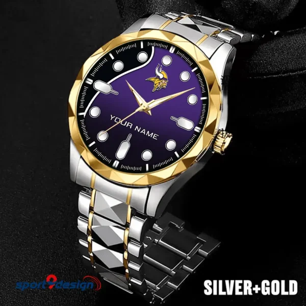 Minnesota Vikings Luxury Automatic Stainless Steel Business Waterproof Watches For Men's 2025 SPTDMW951