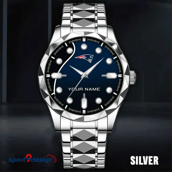 New England Patriots Luxury Automatic Stainless Steel Business Waterproof Watches For Men's 2025 SPTDMW952 - Image 2