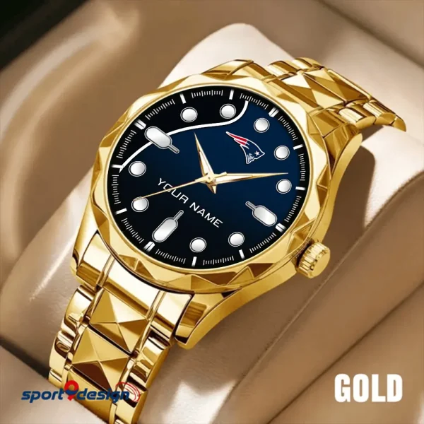 New England Patriots Luxury Automatic Stainless Steel Business Waterproof Watches For Men's 2025 SPTDMW952 - Image 4