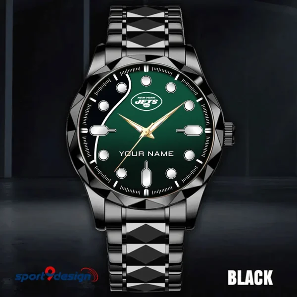 New York Jets Luxury Automatic Stainless Steel Business Waterproof Watches For Men's 2025 SPTDMW955 - Image 3