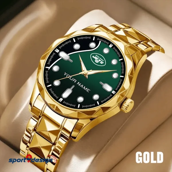 New York Jets Luxury Automatic Stainless Steel Business Waterproof Watches For Men's 2025 SPTDMW955 - Image 5