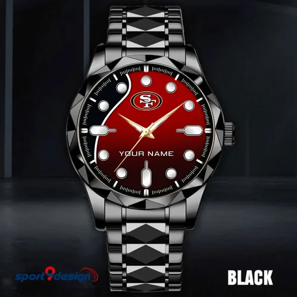 San Francisco 49ers Luxury Automatic Stainless Steel Business Waterproof Watches For Men's 2025 SPTDMW958 - Image 3