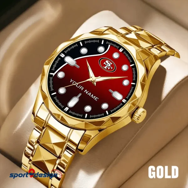 San Francisco 49ers Luxury Automatic Stainless Steel Business Waterproof Watches For Men's 2025 SPTDMW958 - Image 4