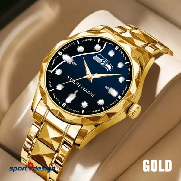 Seattle Seahawks Luxury Automatic Stainless Steel Business Waterproof Watches For Men's 2025 SPTDMW959 - Image 2