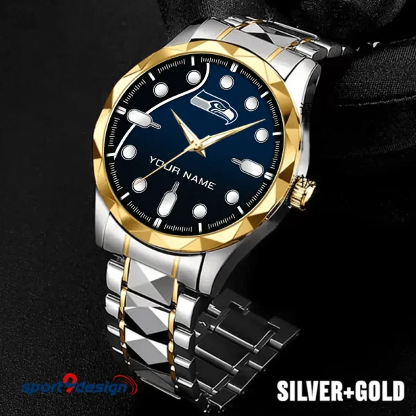 Seattle Seahawks Luxury Automatic Stainless Steel Business Waterproof Watches For Men's 2025 SPTDMW959 - Image 5