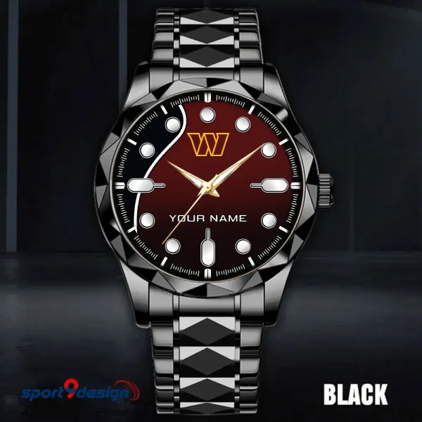 Washington Commanders Luxury Automatic Stainless Steel Business Waterproof Watches For Men's 2025 SPTDMW960 - Image 2