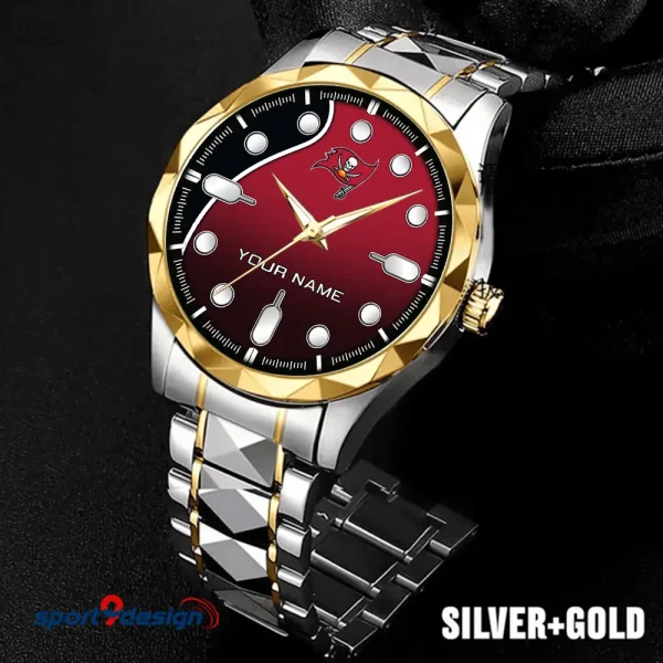 Tampa Bay Buccaneers Luxury Automatic Stainless Steel Business Waterproof Watches For Men's 2025 SPTDMW962 - Image 2