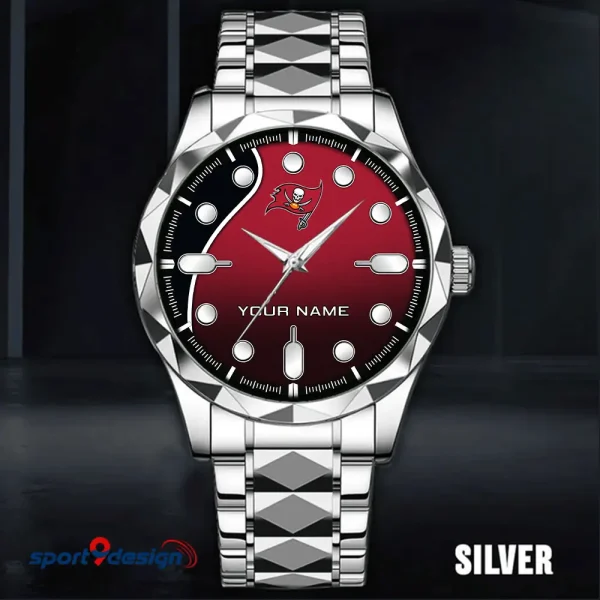 Tampa Bay Buccaneers Luxury Automatic Stainless Steel Business Waterproof Watches For Men's 2025 SPTDMW962 - Image 5