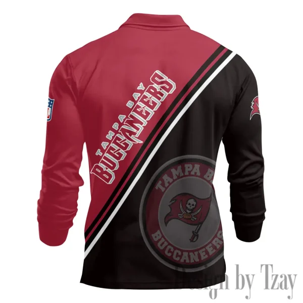 Tampa Bay Buccaneers Fashion Men's Business Long Sleeve T-Shirt SPTLSPS293 - Image 3
