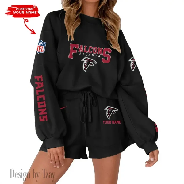 Atlanta Falcons Fashionable Casual Women's Sweatsuit New 2025 SPTW2POSS002 - Image 2
