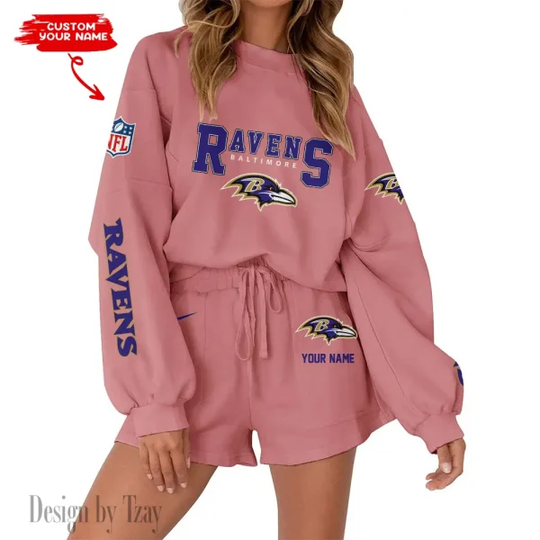 Baltimore Ravens Fashionable Casual Women's Sweatsuit New 2025 SPTW2POSS003 - Image 7