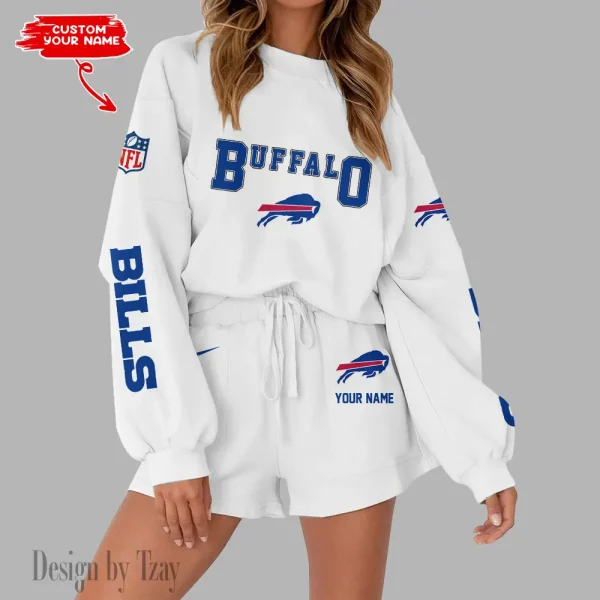 Buffalo Bills Fashionable Casual Women's Sweatsuit New 2025 SPTW2POSS004