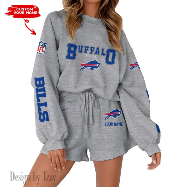 Buffalo Bills Fashionable Casual Women's Sweatsuit New 2025 SPTW2POSS004 - Image 5