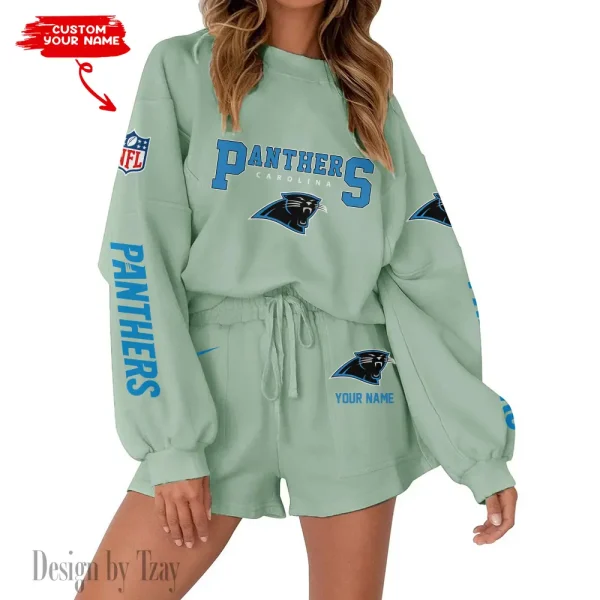 Carolina Panthers Fashionable Casual Women's Sweatsuit New 2025 SPTW2POSS005 - Image 4