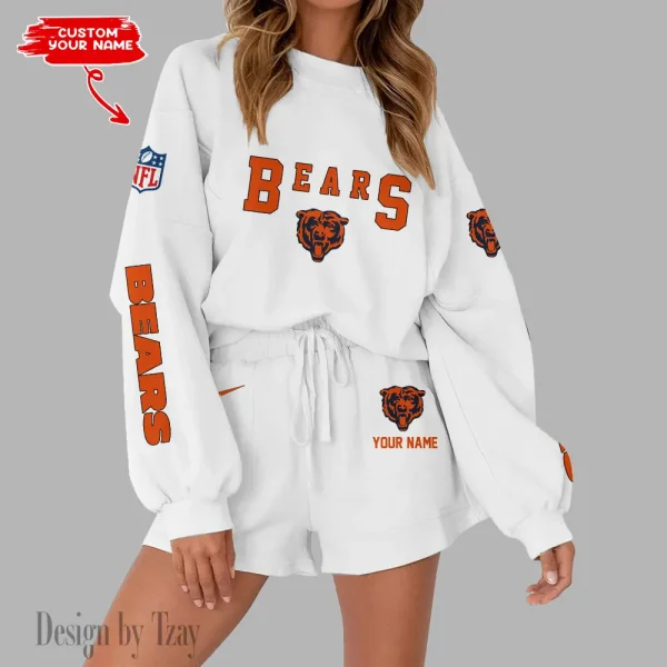 Chicago Bears Fashionable Casual Women's Sweatsuit New 2025 SPTW2POSS006 - Image 3