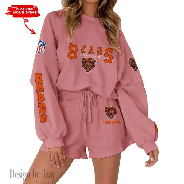 Chicago Bears Fashionable Casual Women's Sweatsuit New 2025 SPTW2POSS006