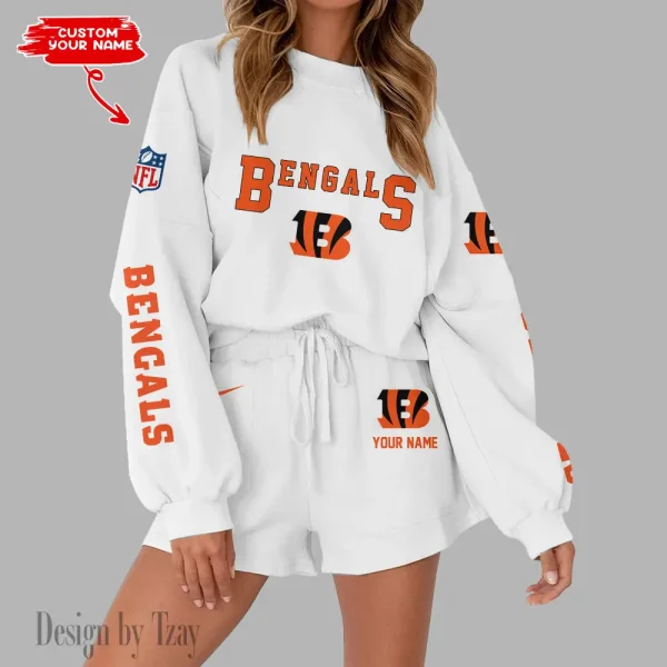 Cincinnati Bengals Fashionable Casual Women's Sweatsuit New 2025 SPTW2POSS007 - Image 3