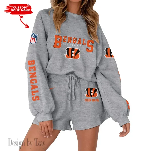 Cincinnati Bengals Fashionable Casual Women's Sweatsuit New 2025 SPTW2POSS007 - Image 5