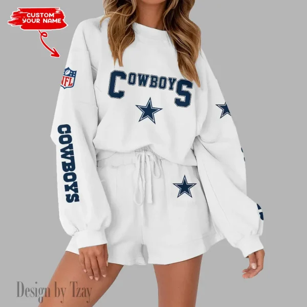 Dallas Cowboys Fashionable Casual Women's Sweatsuit New 2025 SPTW2POSS009 - Image 3