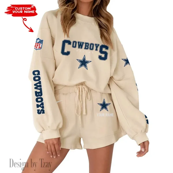 Dallas Cowboys Fashionable Casual Women's Sweatsuit New 2025 SPTW2POSS009 - Image 6