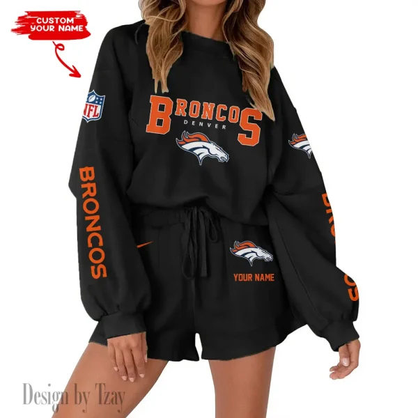 Denver Broncos Fashionable Casual Women's Sweatsuit New 2025 SPTW2POSS010 - Image 2