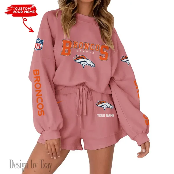 Denver Broncos Fashionable Casual Women's Sweatsuit New 2025 SPTW2POSS010 - Image 3