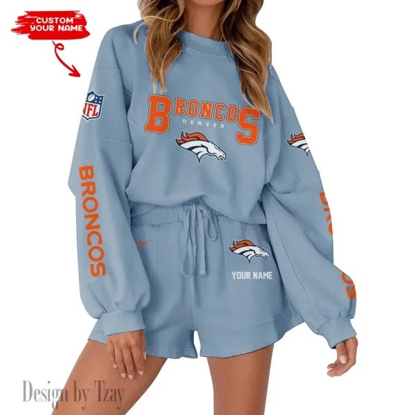 Denver Broncos Fashionable Casual Women's Sweatsuit New 2025 SPTW2POSS010 - Image 5