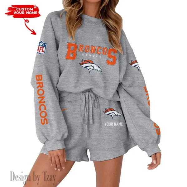 Denver Broncos Fashionable Casual Women's Sweatsuit New 2025 SPTW2POSS010 - Image 6