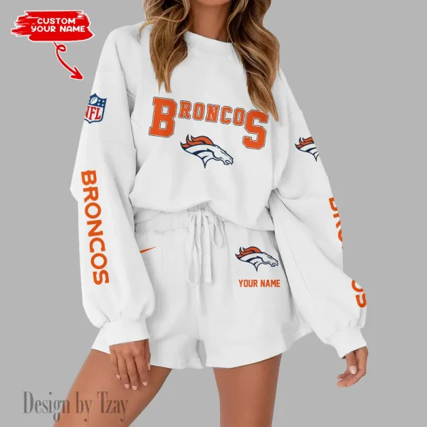 Denver Broncos Fashionable Casual Women's Sweatsuit New 2025 SPTW2POSS010 - Image 7
