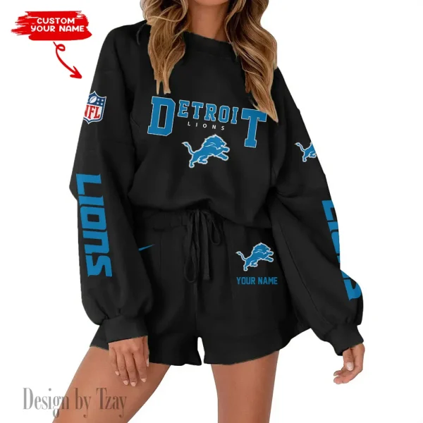 Detroit Lions Fashionable Casual Women's Sweatsuit New 2025 SPTW2POSS011 - Image 2